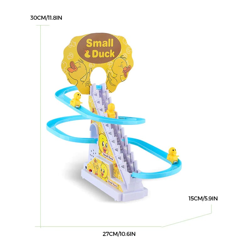 Elektrische Enten Slide Track mit Licht und Musik