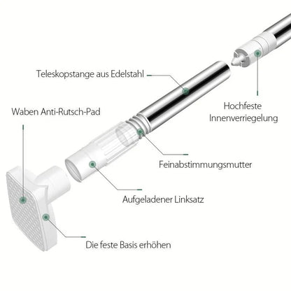 🔥Teleskopkleidung Rod aus Edelstahl