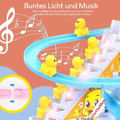 Elektrische Enten Slide Track mit Licht und Musik