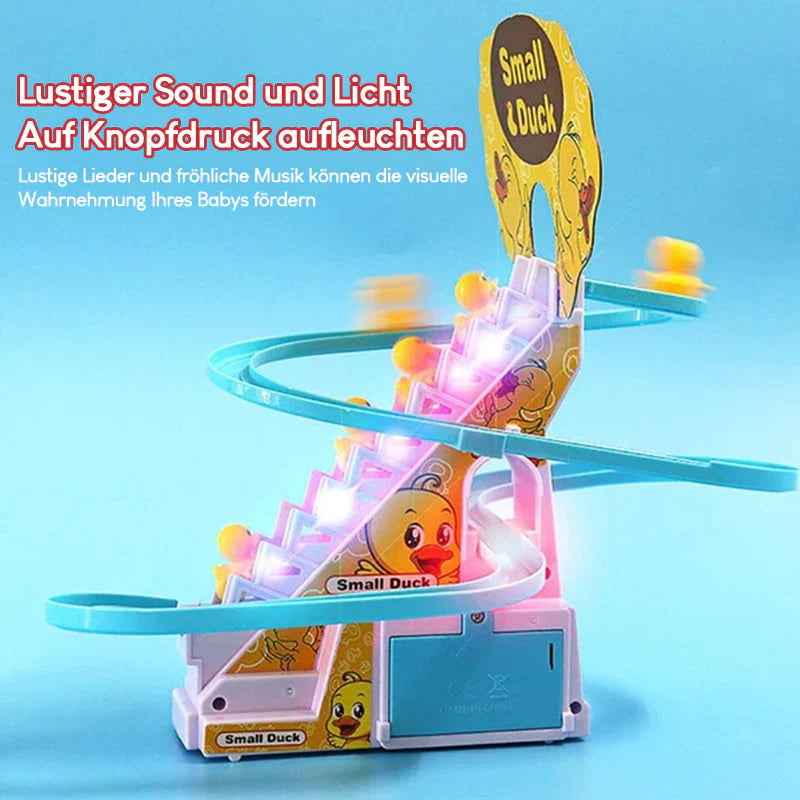 Elektrische Enten Slide Track mit Licht und Musik