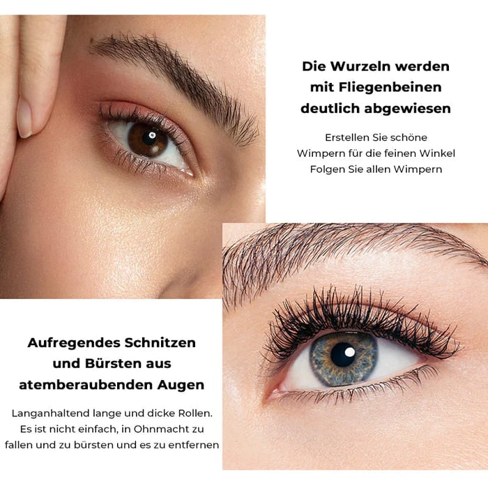 4D 2 IN 1 Wasserfeste Wimperntusche