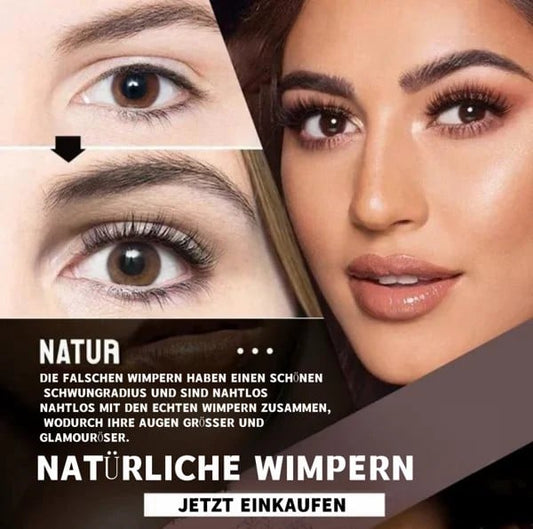 🏆LETZTER TAG 49 % RABATT🔥Wiederverwendbare selbstklebende Wimpern